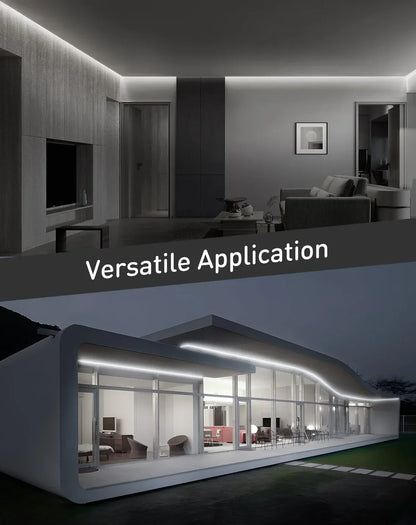 110V-120V Cool White (6000K) Neon LED Rope Light - 8mmX16mm,Commercial Grade, IP65, 189 LM/M -Cuttable, dimmable - Plug and Play and Hardwired - Lumens Depot