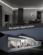 110–120V Neon LED Rope Light, 6000K Cool White, 8mm × 16mm, Dimmable, Cuttable, IP65 Rated - Luceray