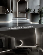 120V 3D bendable neon flex LED strip, dimmable, capable of top and side bends,  6000K cool white - Luceray