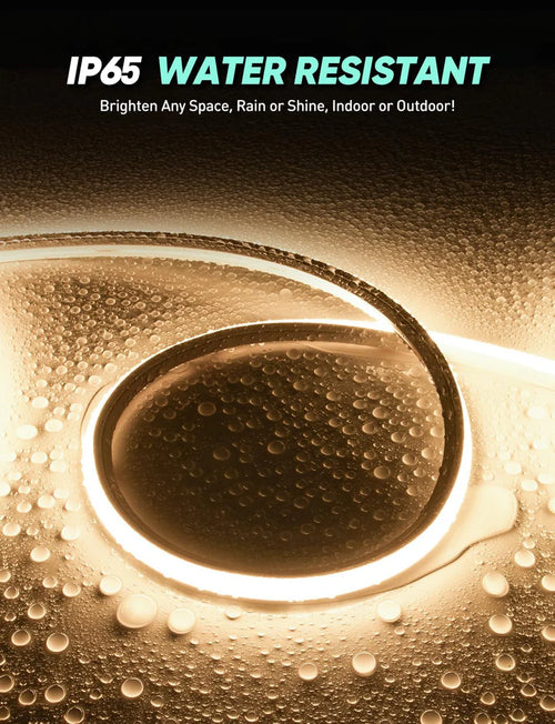 120V 3D Bend Neon Flex LED Strip Light with Flexible Top & Side Bending in 2800K Warm White - Luceray