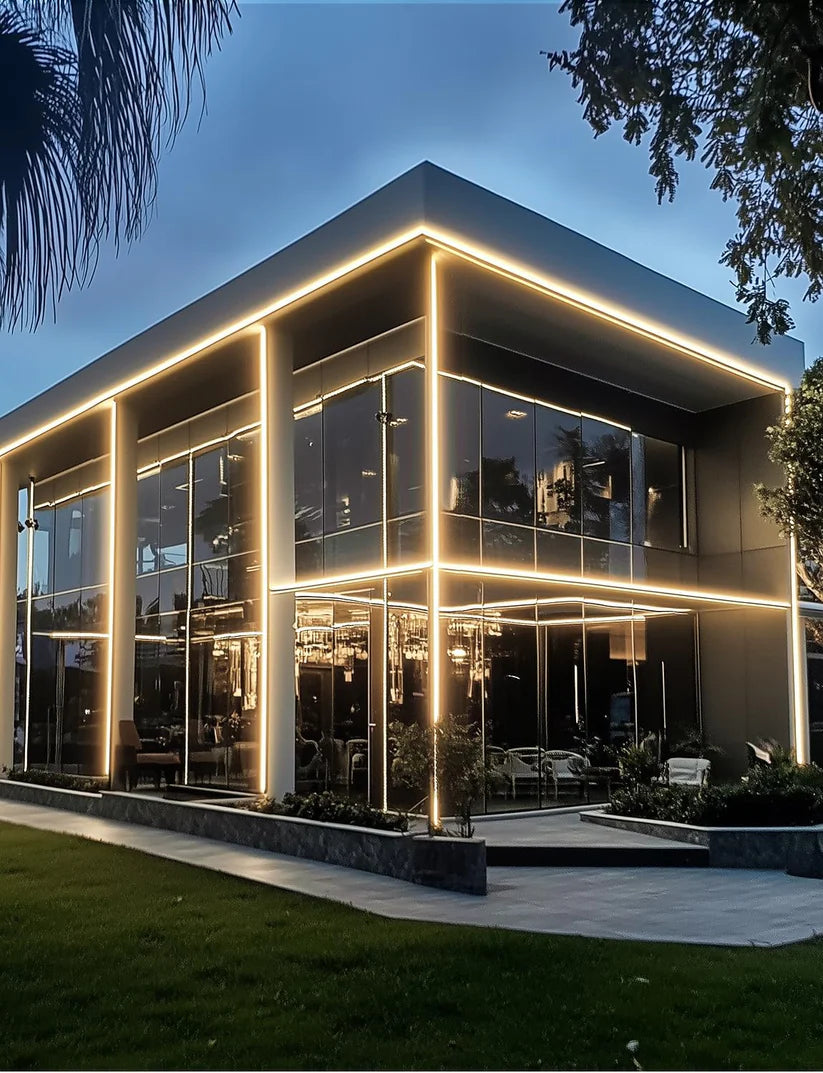 120V 3D Bend Neon Flex LED Strip Light with Flexible Top & Side Bending in 2800K Warm White - Luceray