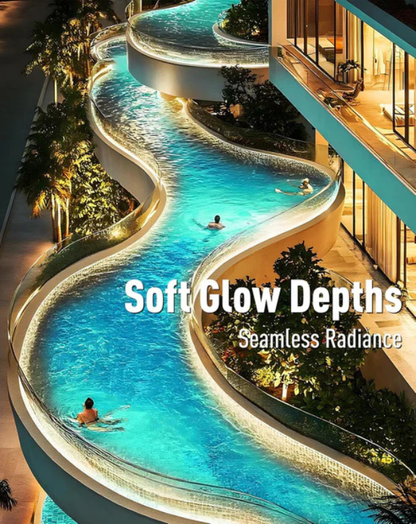 24V IP68 Led Strip Light - Underwater Submersible, Warm White Neon, Up to 9.84ft Depth