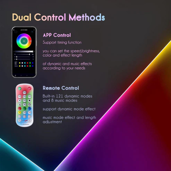 24V IP68 LED Strip Light - Waterproof RGBIC With APP Control & Music Sync