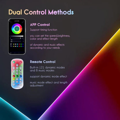 24V IP68 LED Strip Light - Waterproof RGBIC With APP Control & Music Sync