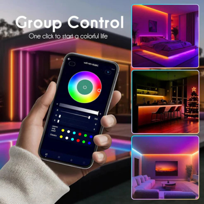24V IP68 LED Strip Light - Waterproof RGBIC With APP Control & Music Sync