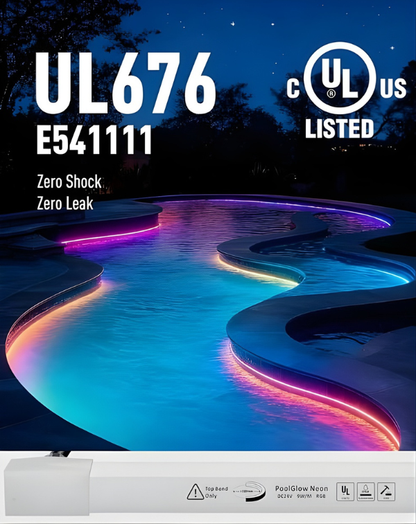 24V IP68 RGB Led Strip Light - Underwater Submersible RGB Neon, Up to 9.84ft Depth