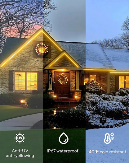 120V, 2800K, IP67 Waterproof Flexible Warm Outdoor Neon Rope Light Cold Resistant (-40℉) - Lumens Depot