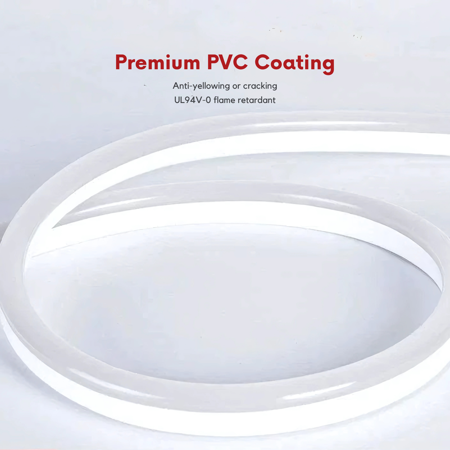 110-130V Warm White LED Neon Rope Light -3000K- 7mm x 14.5mm-7W/Meter and 220LM/W -Dimmable, Flexible, IP65 Waterproof, Cuttable for Home & Commercial Use - Lumens Depot