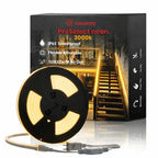 High-Voltage 110–130V Warm White LED Neon Rope Light, 3000K, Slim 7mm × 14.5mm Design, Dimmable, IP65 Waterproof - Luceray