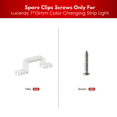 Premium Mounting Pack for 110V Eco, CCT & RGB LED Strips