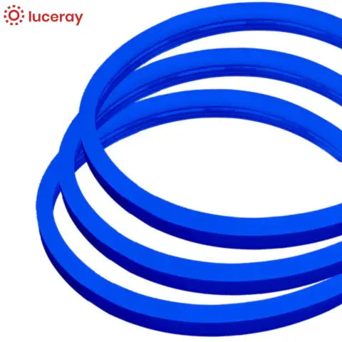 LED Neon Rope Light – 50FT Roll – Blue – 24V DC – 144W – Type D – UL Listed