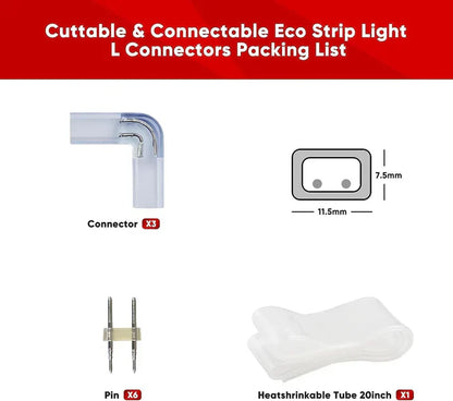 Connector Kit for 110V ECO LED Strip Light – Fits 11.5x7.5mm