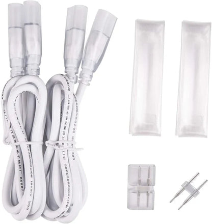 LED Neon Light Strip Connector Kit - 110V, 7x14.5mm - ProSelect Neon