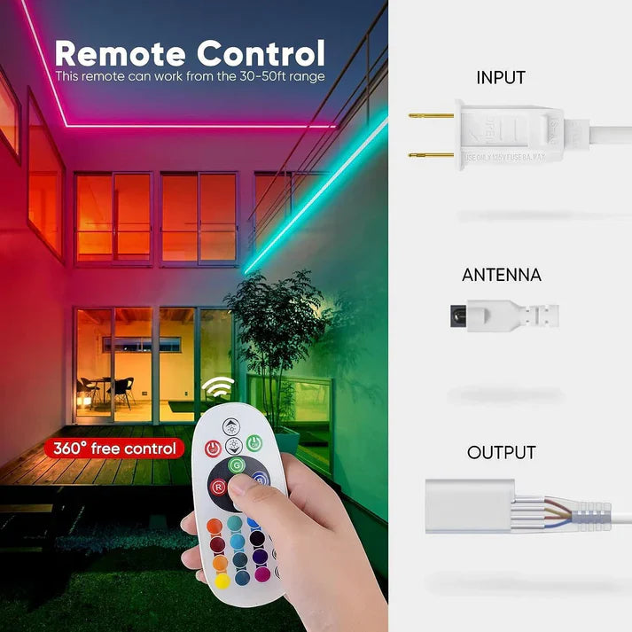 Extra Controller Pack for 110V RGB ECO Neon Light – Fits 10x20mm