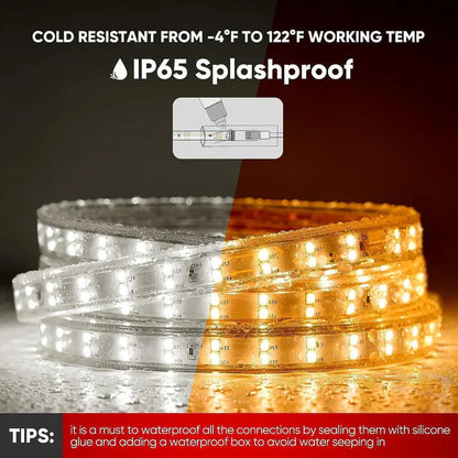 Extra Power Cord Pack for 110V Double Row Plus LED Strip – 7x17mm