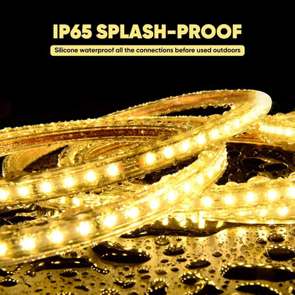 110V Premium 3000K Warm White LED Strip, 430 Lumens - Lumens Depot