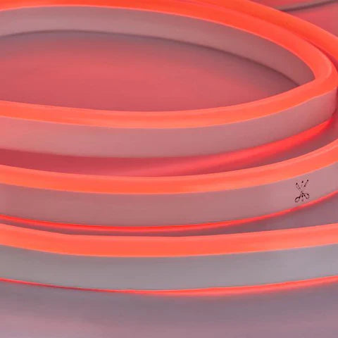 LED Flexible Neon Rope Light - 164 Watt - Red - 120V - 50 Feet - Includes Clips Connectors & AC Powered KIT - IP67 - ETL Listed - Lumens Depot