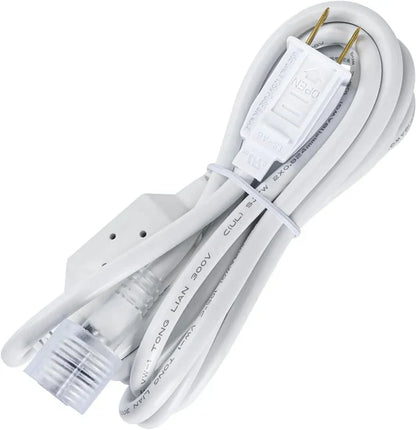 10FT Male-to-Female Extension Power Cord for LED Neon Rope & Strip Lights